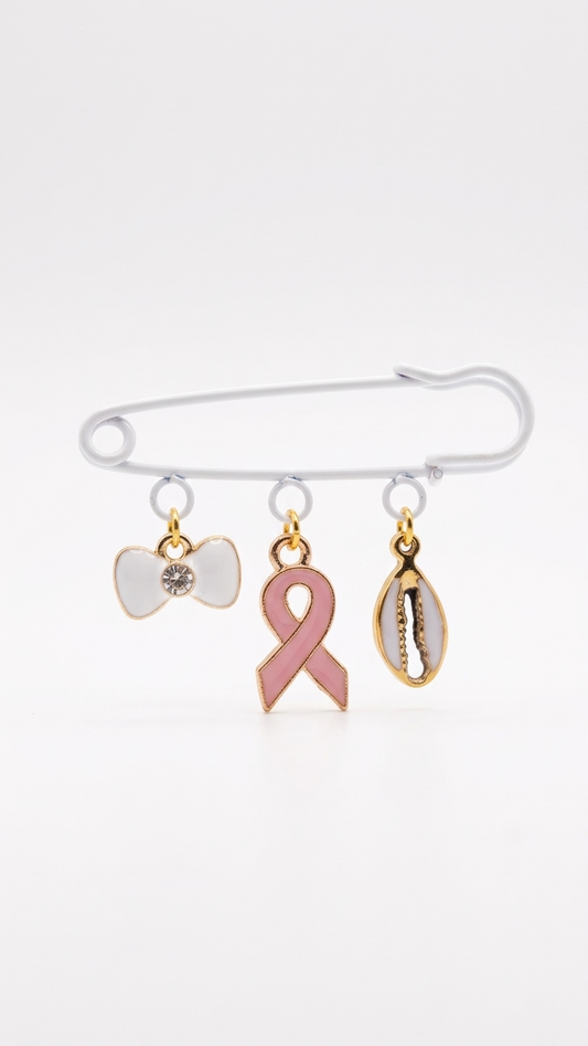 Broche Octobre Rose