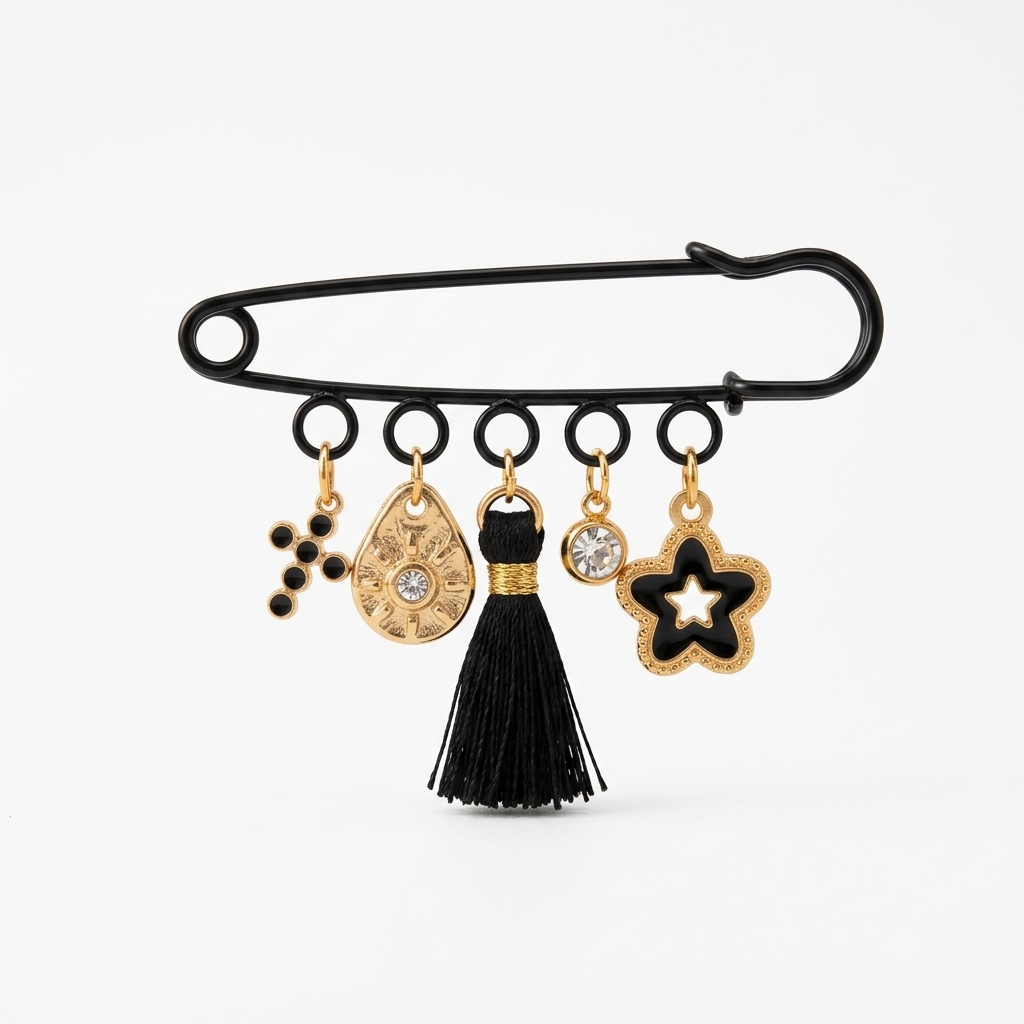 Broche 5 charms