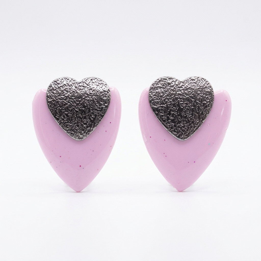 Boucles d’oreilles Octobre Rose