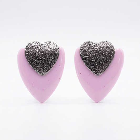 Boucles d’oreilles Octobre Rose